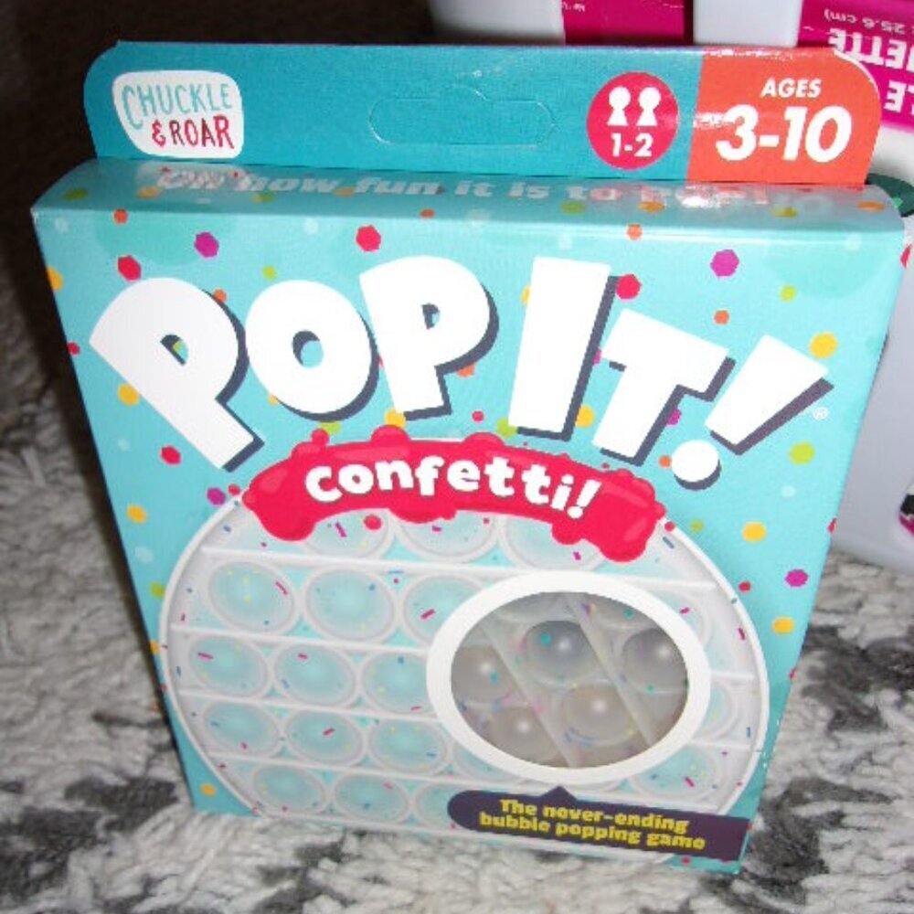 Pop It! Fidget and Sensory Game - Confetti New
